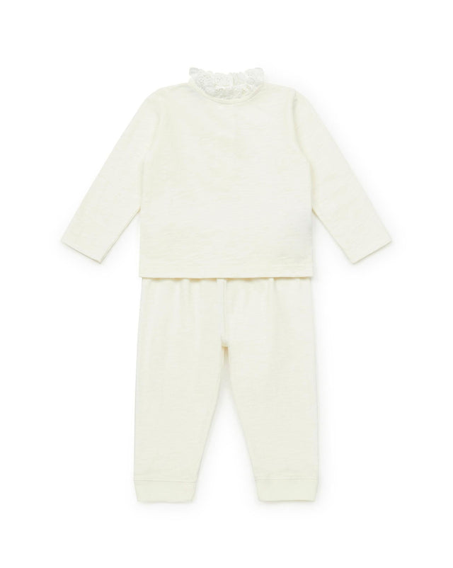 Ensemble - Tiliaens beige Bébé en 100% coton biologique - Image principale