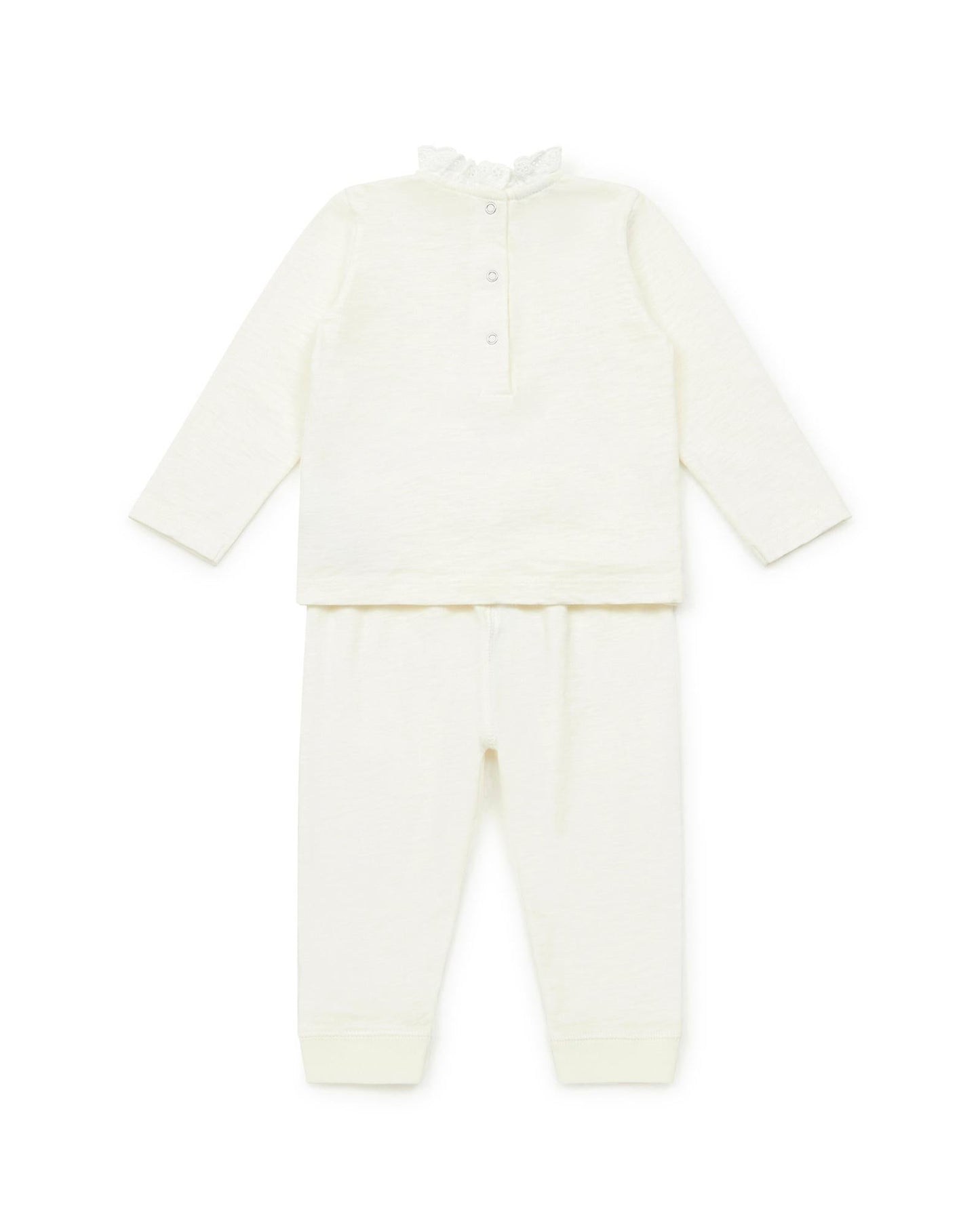 Outfit Tiliaens Beige Baby In 100% organic cotton