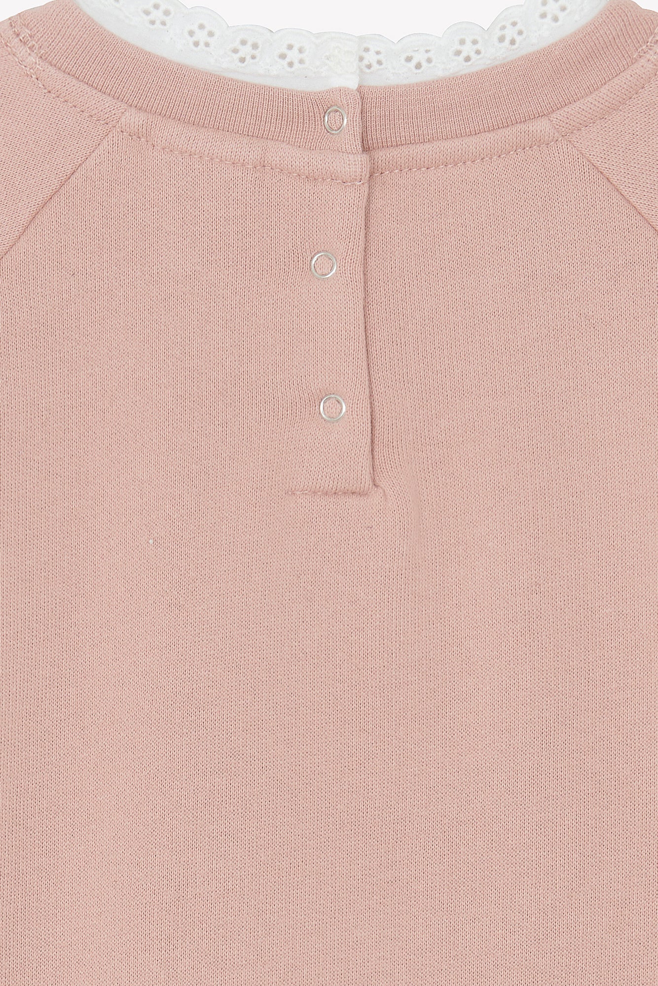 Sweat Tiliaf Pink In 100% organic cotton