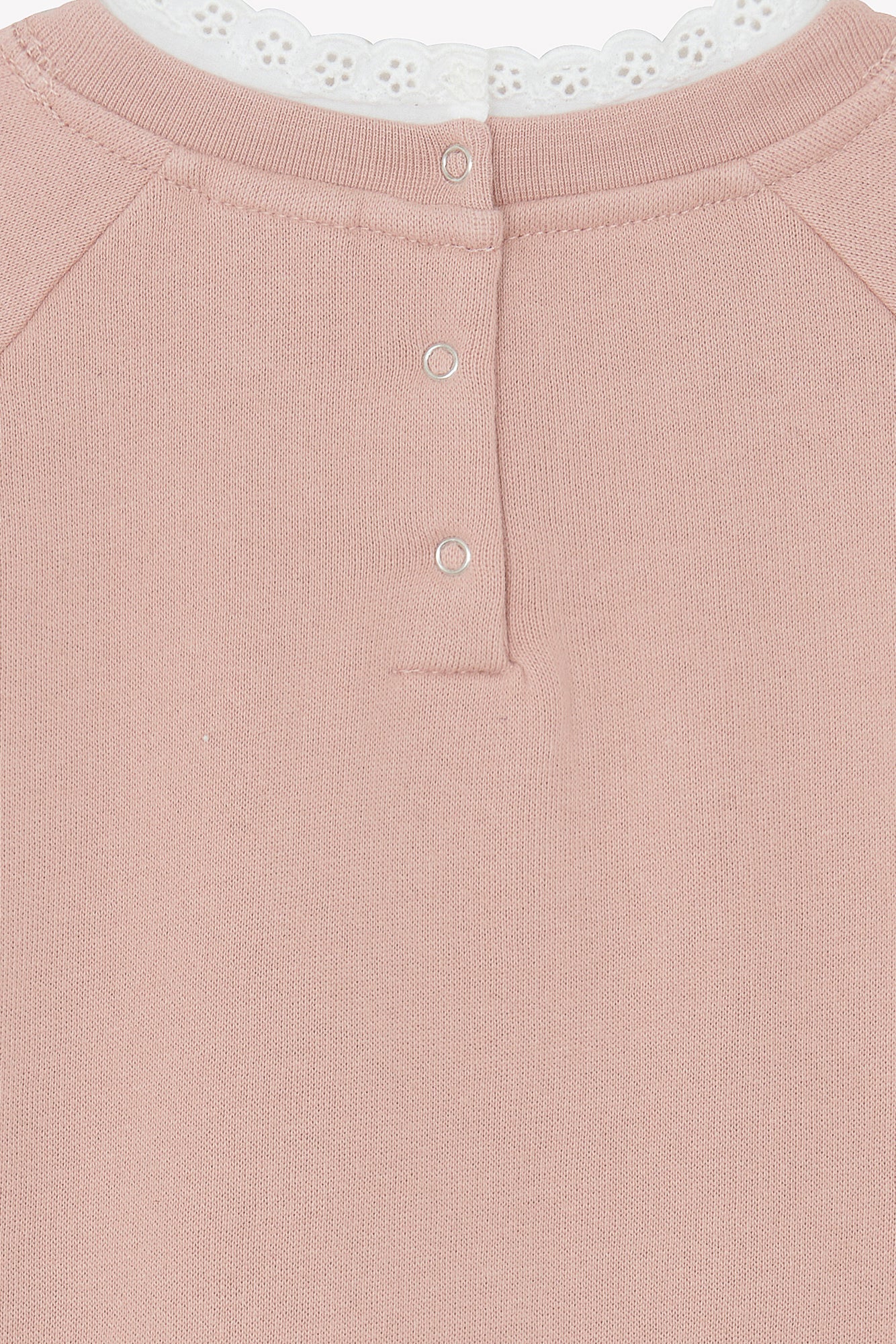 Sweatshirt - Tilia Pink In 100% organic cotton