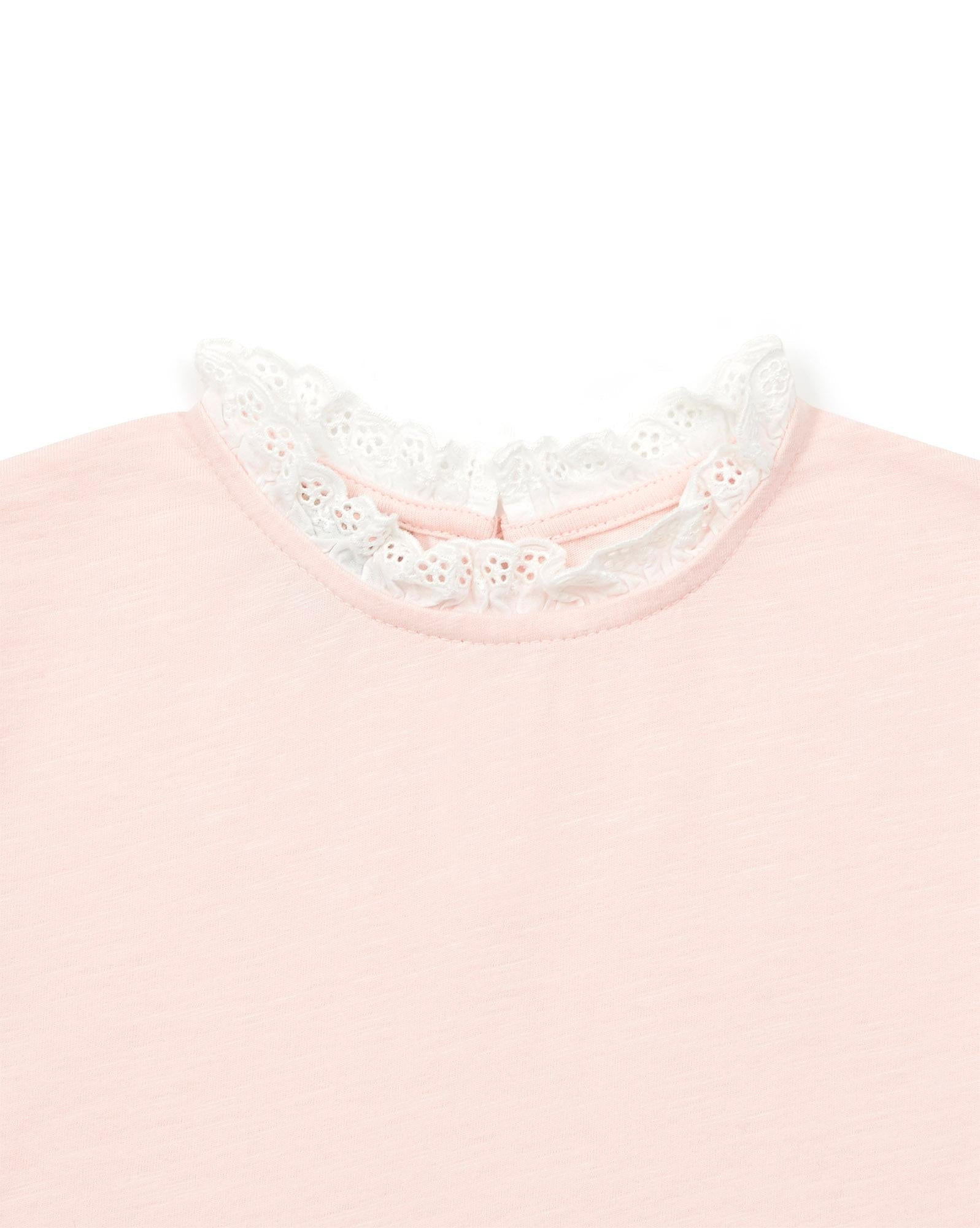 T-shirt Tiliateef rose en 100% coton biologique