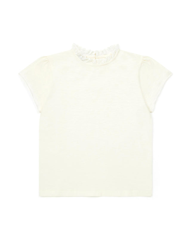 T-shirt - Tiliateef beige en 100% coton biologique - Image principale