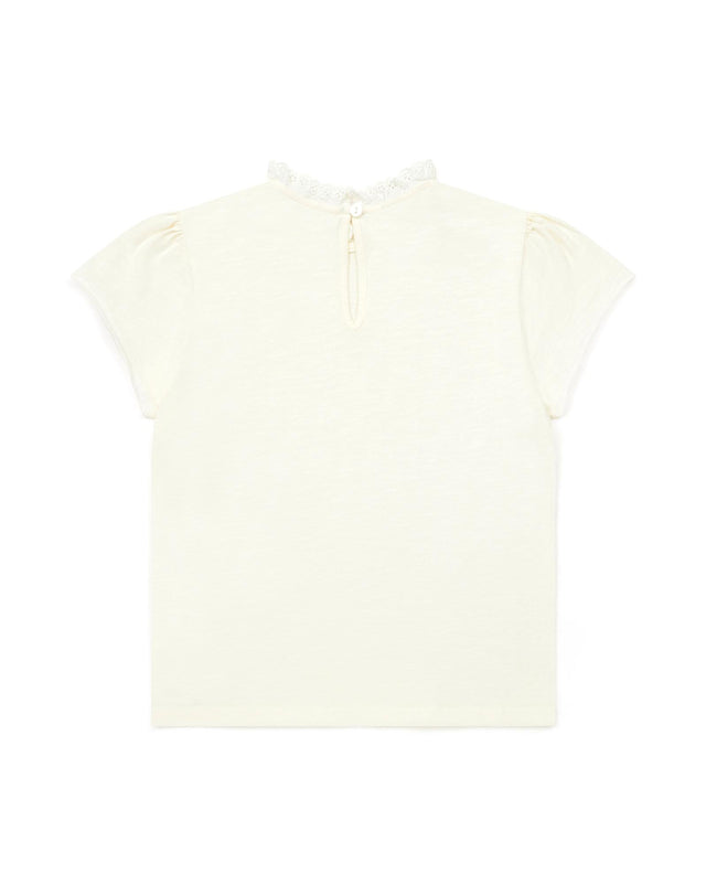 T-shirt - Tiliateef beige en 100% coton biologique - Image alternative