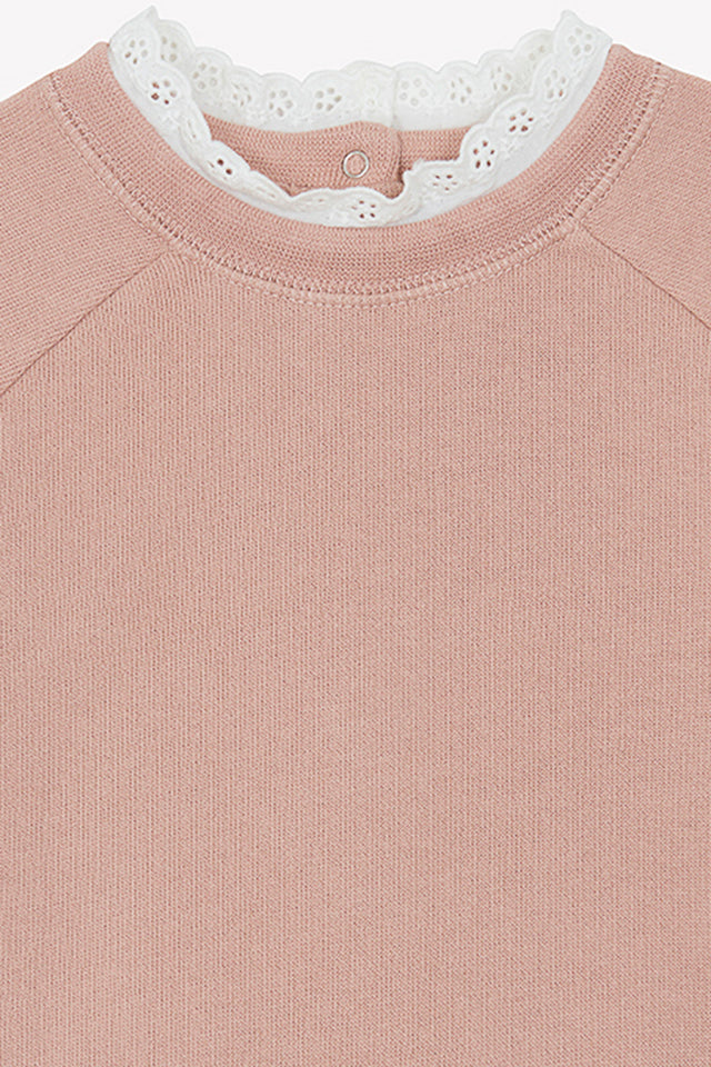 Sweat - rose Bébé en 100% coton biologique - Image alternative