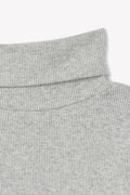 Collar - Rolled Titouv Grey In 100% organic cotton