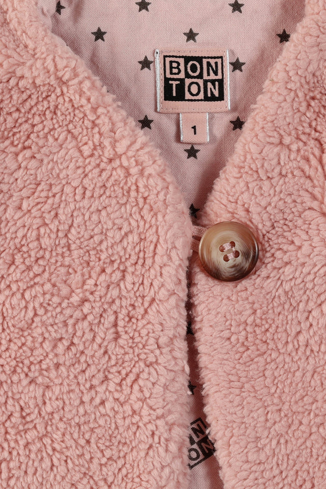 Gilet - Naissance rose coton - Image alternative