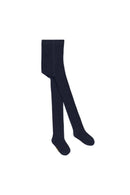 Tights - ribbed blue