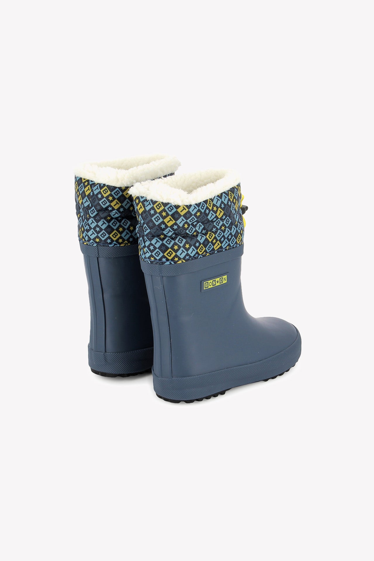 Boots - Ploc Blue imitation fur