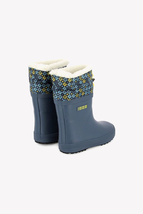 Boots - Ploc Blue imitation fur - Image principale