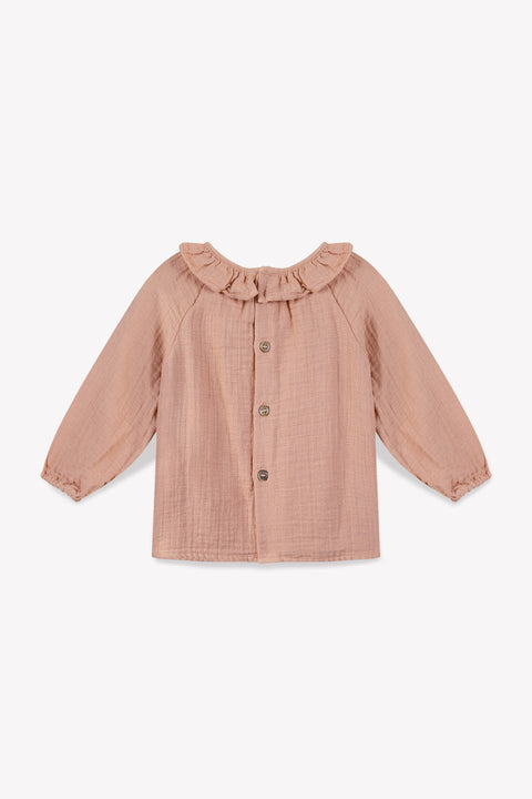 Blouse - Baby Girl cotton gauze - Image principale
