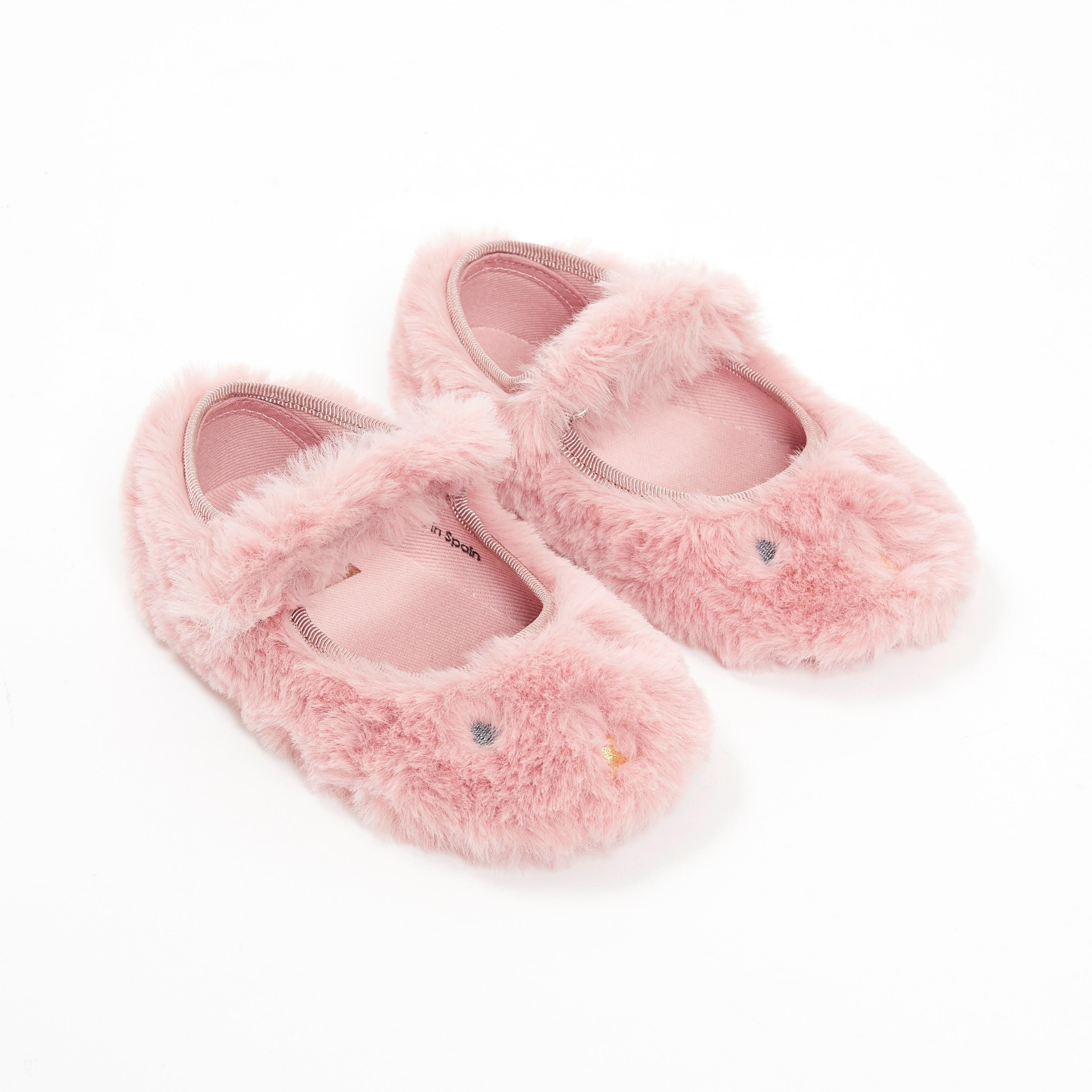 Chaussons fille MIA en fausse fourrure