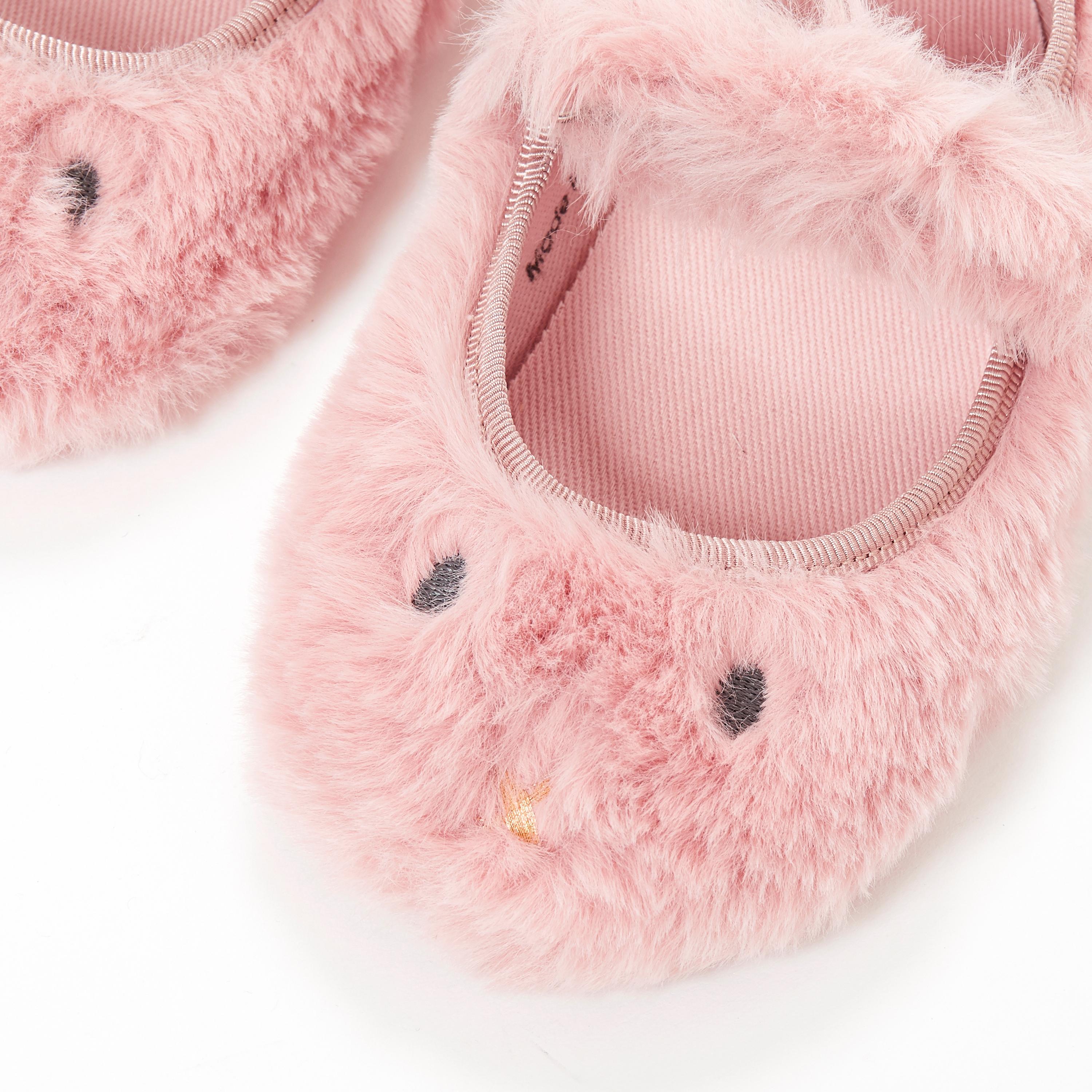 Chaussons fille MIA en fausse fourrure