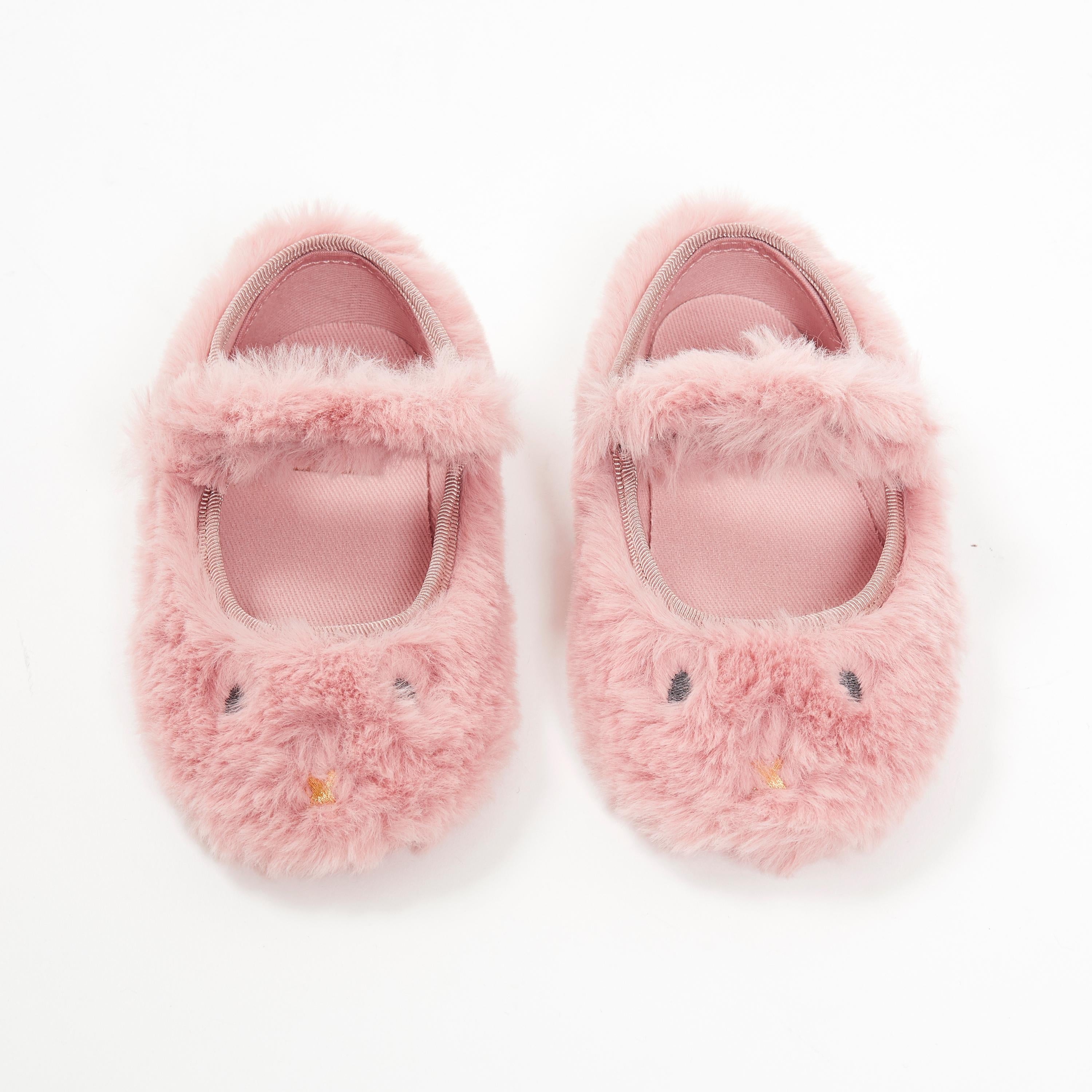 Chaussons fille MIA en fausse fourrure