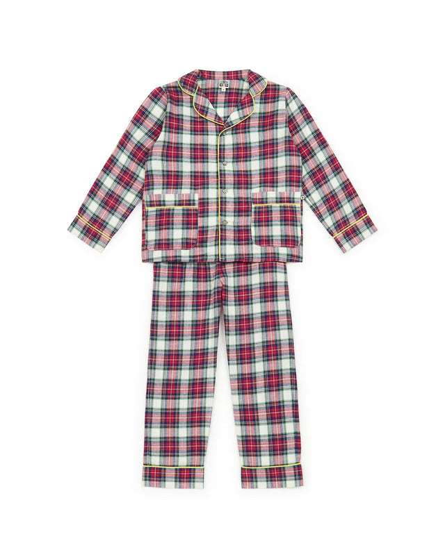 Ensemble - pyjama rouge tartan - Image principale