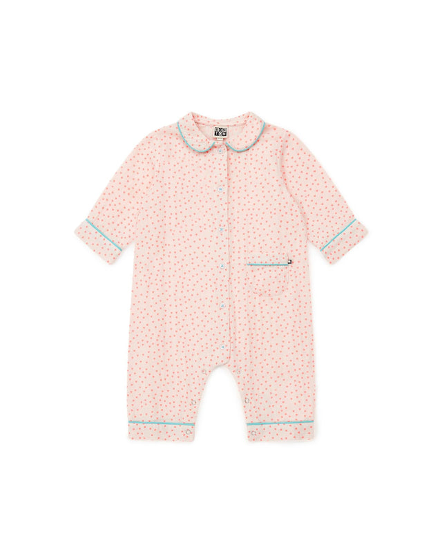 Pyjama - multicolore Bébé imprimé cœur - Image principale
