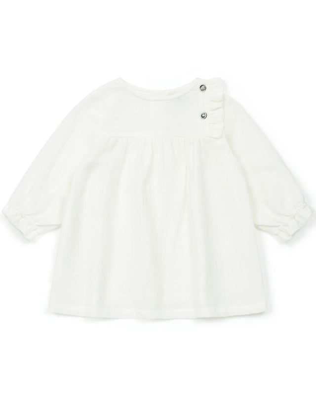 Robe - Pampille creme Bébé en gaze de coton - Image principale