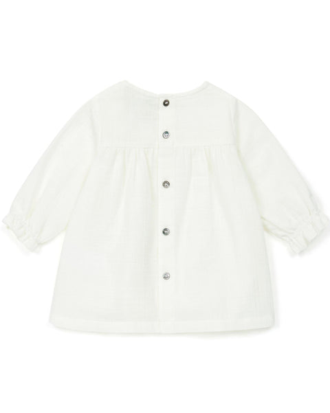 Robe - Pampille creme Bébé en gaze de coton - Image principale