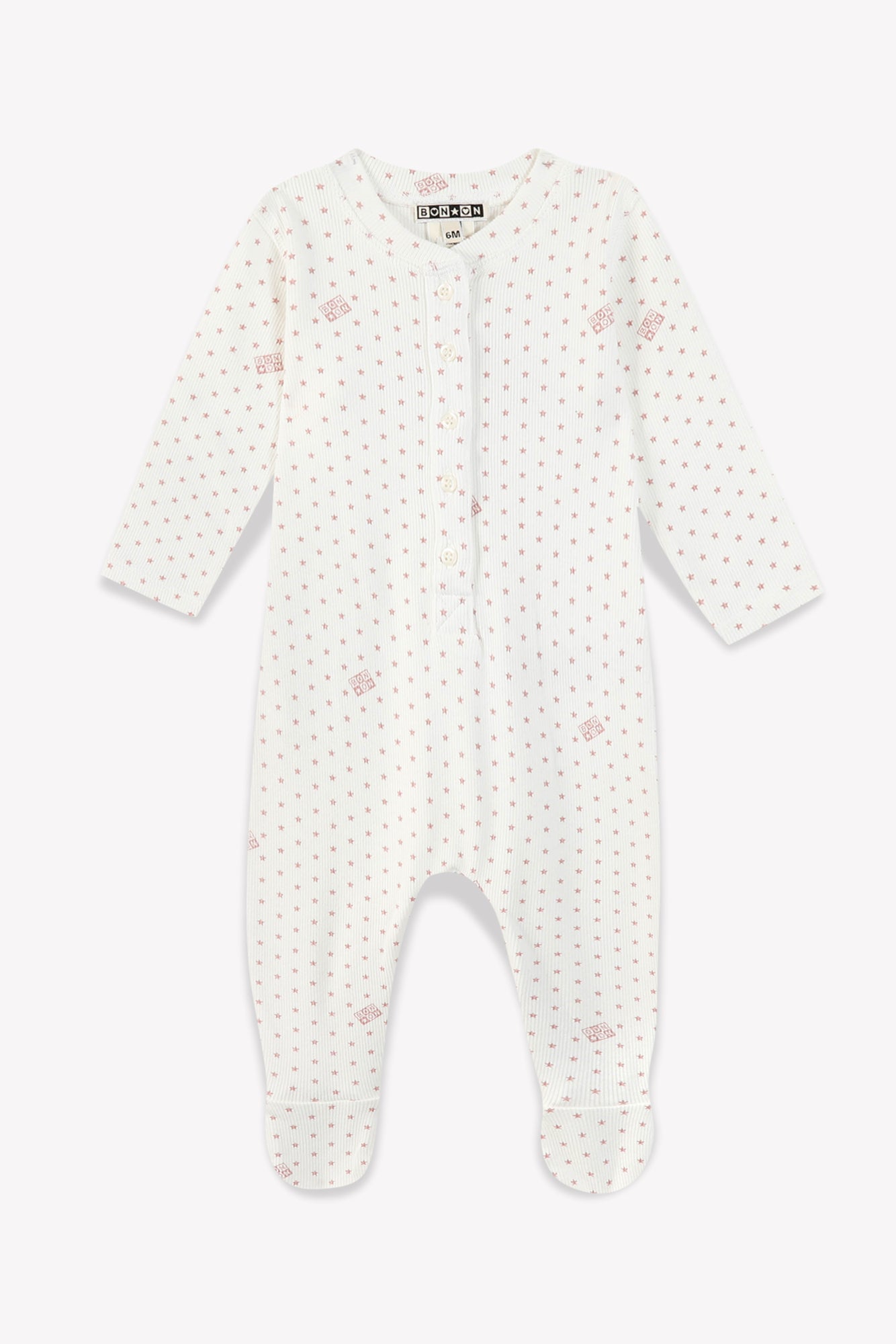 Pajamas - Baby cotton Ribbed stars