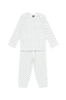Ensemble - bébé coton côtelé semi d'étoiles
