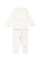 Ensemble - bébé coton côtelé semi d'étoiles