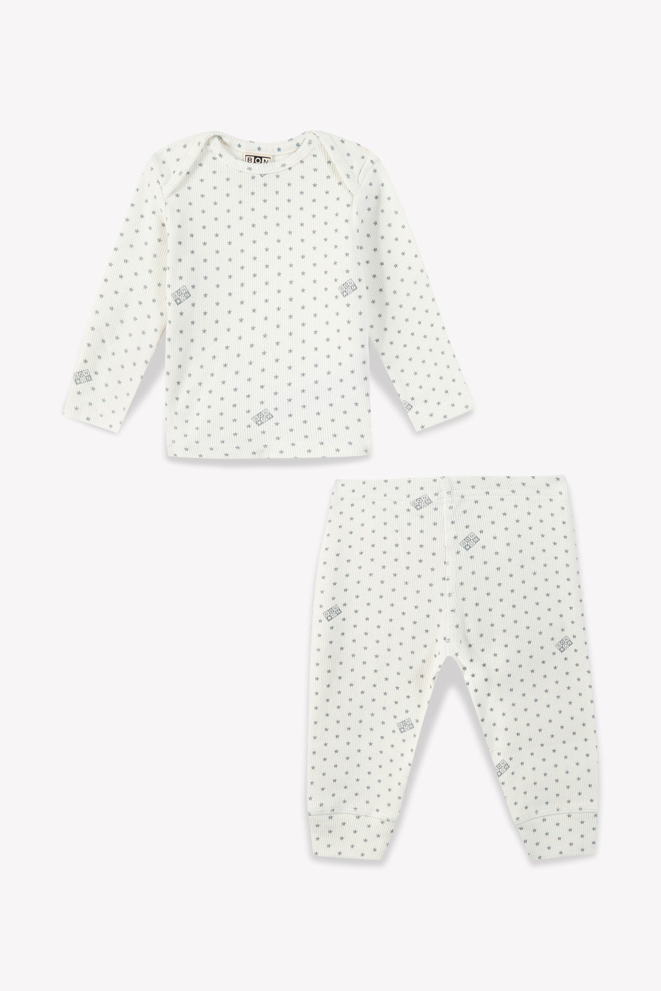 Outfit - Baby cotton Ribbed stars