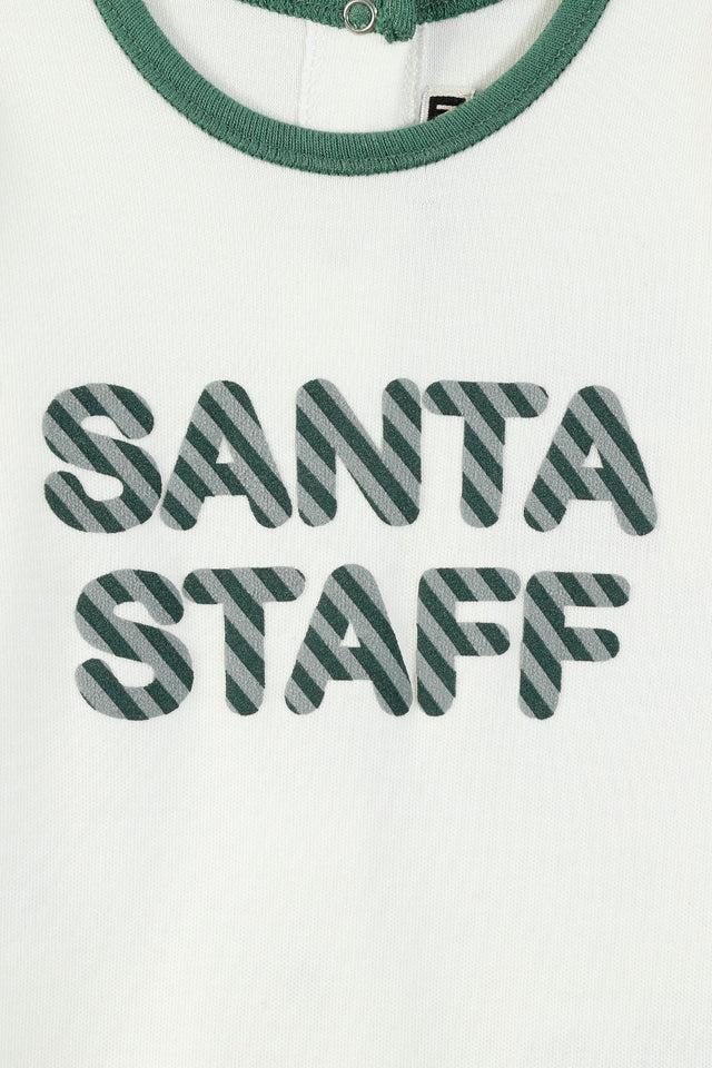 Pyjama - bébé Noël Santa staff orgeat - Image alternative
