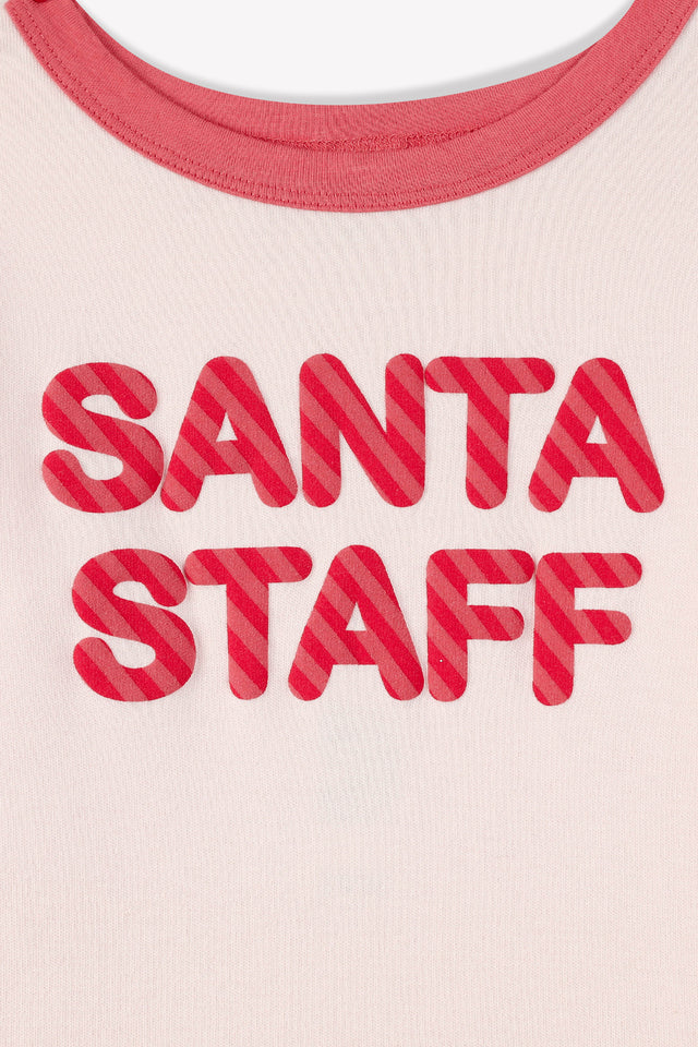 Pyjama - Noël fille Santa staff eau de rose - Image alternative
