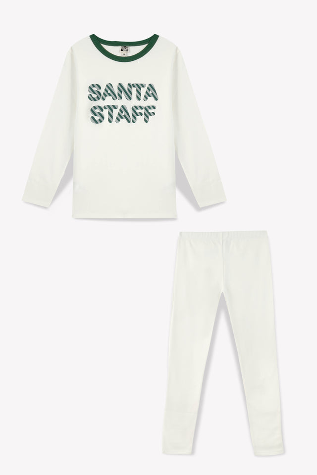 Pajamas - Christmas Garcon Santa Staff Orgeat - Image principale