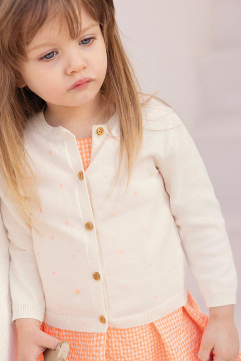 Cardigan - Lilet Star Ecru  Bonton - Image principale