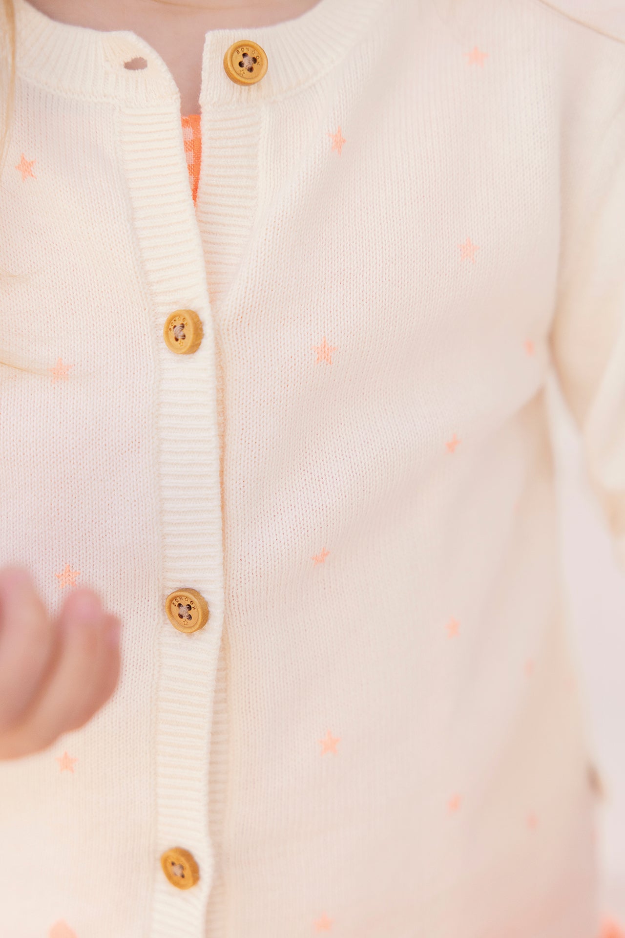 Cardigan - Lilet Star Ecru Bonton