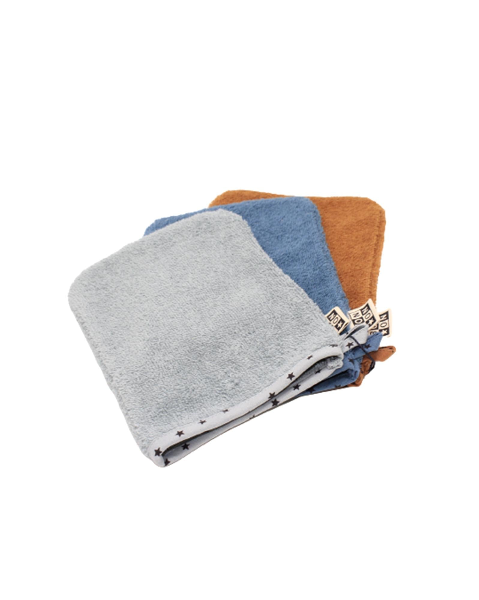 Lot de 3 gants de toilette