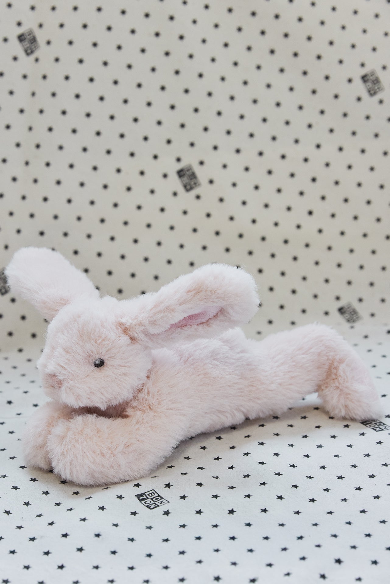 Peluche - Lapin Ninon rose clair