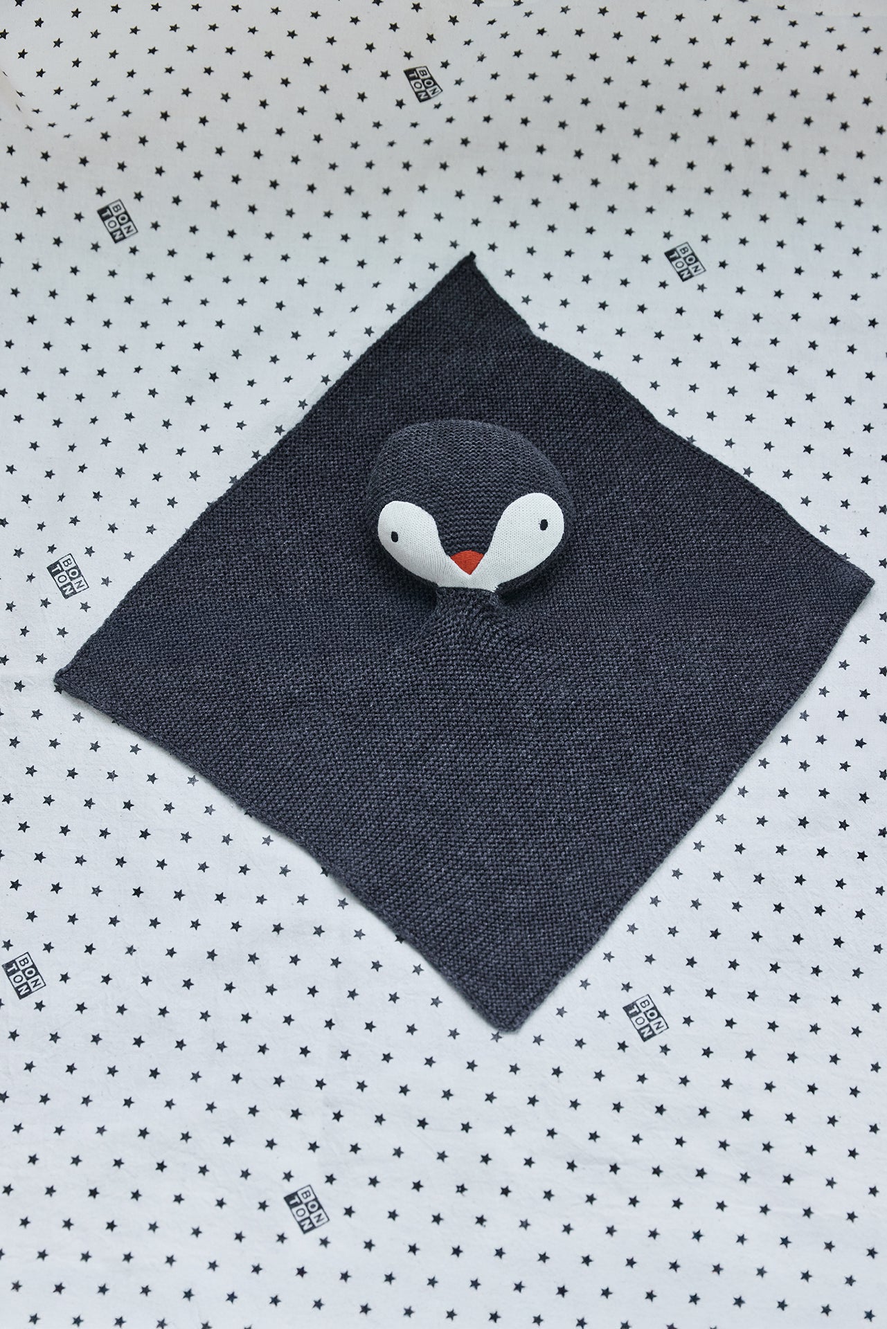 Doudou - Pingouin Tim gris foncé